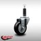 Service Caster 3.5'' SS Black Poly Wheel Swivel 1'' Expanding Stem Caster SCC-SSEX20S3514-PPUB-BLK-1 - alternate 4